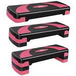 KL KLB Sport Adjustable Exercise Workout Aerobic Stepper Step Platform Trainer