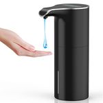 YIKHOM Automatic Liquid Soap Dispenser, Touchless, 5 Level Adjustable Sensor Electric Dish Soap Dispenser, 15.37 oz/450mL Hand Soap Dispenser, USB C Rechargeable for Bathroom Kitchen