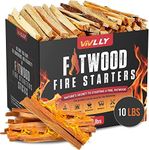 Vivlly 10lb Fatwood Fire Starter Pa