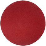 Abtec 406mm (16") Floor Cleaning Buffer Pads - Red Buffer, Pack of 5