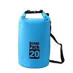 Savpesh PVC Waterproof Dry 20 L Ocean Pack Sack Canoe Floating Boating Camping Beach Bag (Multicolor)