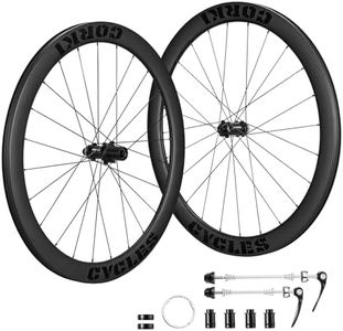 Corki Cycles Carbon Fiber Bike Wheels 700C Tarmac Series Road Wheel Set (60mm Depth)