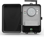 BN-LINK Pool Timer, Outdoor WiFi Timer Switch for Water Heater, Pool Pump, Metal Casing, Heavy Duty 40A 120-277 VAC 2HP