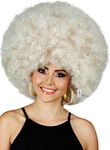 ALLAURA - Deluxe 70s Afro Wig Women Huge Blonde Jumbo Afro Disco Costume Wigs 70's Costumes Accessories Disco Outfit Women