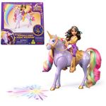 Unicorn Academy, Sophia & Light Magic Wildstar with Rainbow Light-up Effects, 2 Riding Accessories, Dolls & Unicorn Toys for Girls Ages 4 and up