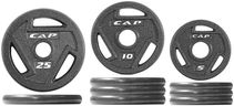 CAP Barbell 110 LB Elite Olympic 2-Inch Cast Iron Weight Plate Set