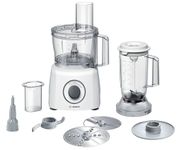 Bosch MCM3200W Food Processor - Food Processors (White, Plastic, Stainless Steel, Chopper, Mixing)