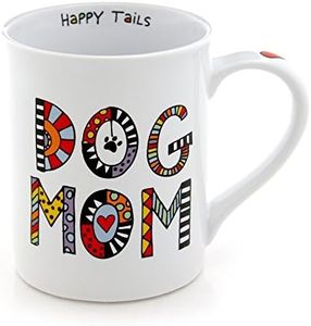 Our Name is Mud Enesco Dog Mom Cuppa Doodle Porcelain Mug, 16 oz