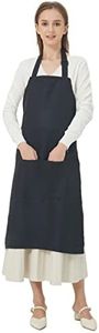 URED 1pcs apron women with pockets ,Adjustable Shoulder Strap 2 Pockets Womans Aprons For Men