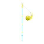 Swingball 7290AM 2 en 1 Multiplay, Tennis, Jeu de Football, Yellow/Blue