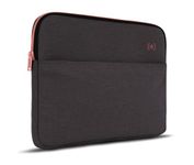 Speck Transfer Pro-Pocket Universal 15-16 Inch Laptop Sleeve with Front Pocket - Durable Protective Case for Laptops and Tablets - Compatible with MacBook Computers - Cloudy Grey/Rose Gold