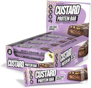 Muscle Nation Choc Fudge Brownie Custard Protein Bars 12 x 60g