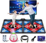 YRPRSODF Flannel Dance Mat for Kids and Adults, Electronic Dance Pad for TV, Camera Dancing mat for Exercise&Game,Plug& Play game for kids,Gifts for Girls & Boys Ages 3+