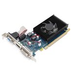 Dilwe HD7450 Computer Graphics Cards, 2G 64bit 600MHz DDR3 Graphics Cards, PCI Express 3.0 Slot for Desktop Computer