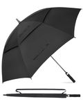 Victoper Golf Umbrella Windproof Large 68 Inch, Large Umbrella Oversized Double Vented Canopy Umbrella Windproof Strong Automatic Open Outdoor Big Umbrella Sun Protection Rain Umbrellas for 2-3 Men