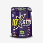 10X Athletic Stim Pre Workout Beta Alanine High Caffeine Creatine Sugar Free Vegan Low Calorie Various Flavours 600g 25/50 Servings (Apple Attack)
