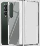 GooseBox Case for Samsung Galaxy Z Fold 3 5G Clear, [Anti-Yellow] Ultra-Thin Slim Fit Transparent Hard PC Protective Phone Case for Samsung Fold 3