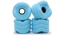 Shark Wheel Skating Wheels, Sidewinder 70mm 78a Longboard Wheels, Shark Longboarding Wheels (Ice Blue, 70mm)