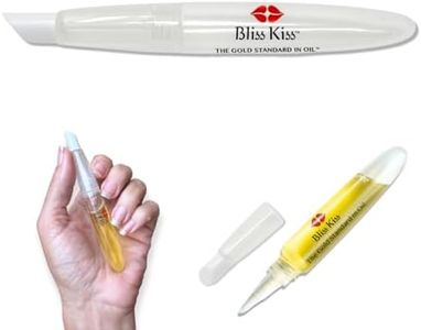 Bliss Kiss Refillable Cuticle Oil Pen for Nails - Empty 8 ml Squeeze Nail Oil Pen with brush applicator from 1-Pack