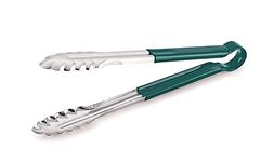 Dynore Stainless Steel Green Vinyl Coated Utility Tong 23 cm Long