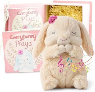 Tickle & Main Everybunny Prays The Praying Musical Bunny, Ideal Baptism & Holiday Gifts for Girls, Babies & Toddlers on Christmas & Thanksgiving (Pink, 7 in)