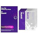 Burst Non-Slip Teeth Whitening Strips (20 Single-Use Strips/10 Whitening Treatments) | Fresh Mint | Fast Acting Advanced Pap Whitening Agent + Coconut Oil, Aloe Vera & Xylitol | Formulated in The USA