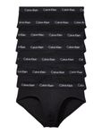 Calvin Klein Men's Underwear Cotton Stretch 7-Pack Hip Brief, Black, XX-Large