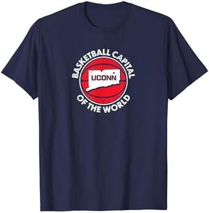 UConn: Basketball Capital of the World Connecticut Licensed T-Shirt