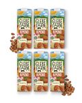 Glebe Farm Gluten Free Barista Almond Milk, Healthy Dairy Free Milk, Unsweetened Almond Milk, Barista Grade Coffee Creamer & Almond Milk, With No Added Sugar, Tasty Almond Drink, 6 x 1 litre