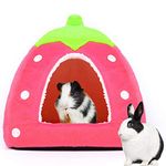 Spring Fever Hamster Guinea Pig Rabbit Dog Cat Chinchilla Hedgehog Bird Small Animal Pet Bed House Hideout Cage Accessorie C Pink XL