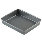 Prochef KB1011 Small Deep Roasting Tin, Premium Quality, Easy to Clean, Teflon Innovations Non-Stick Silicone Coating, Grey