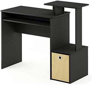 Furinno Econ Multipurpose Home Office Computer Writing Desk, Black/Brown