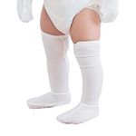 Edenswear Zinc-Infused Tencel Long Tube Moisturizing Socks for Baby with Eczema (18M)