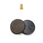 Schrodinger15 50064(+A) 1Pair Mountain Road Bicycle Cycle Bike MTB Disc Brake Pad + 1nos. Presta to Schrader Valve Adaptor