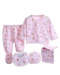 Baby Boy Clothes 0-3 Months 5pcs Baby Girl Outfits Gifts for Newborn