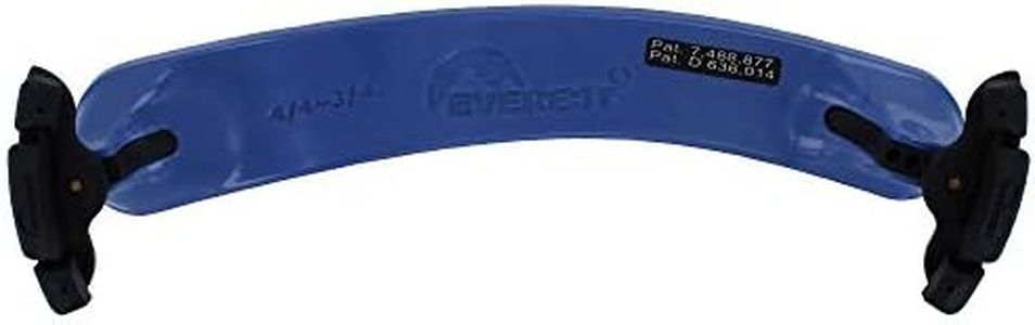 Everest ECS-4BLU Violin Shoulder Rest Collapsible 3/4-4/4 size in Blue Finish