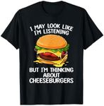 Funny Cheeseburger Design For Men W