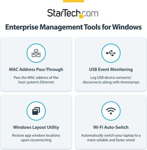 StarTech.com USB-C Triple Monitor Docking Station – 4K HDMI/DP, 100W Charging, MacBook & Windows Compatible