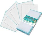 Molly's Marvelous Wood Fiber Cloths, 8 Layers Super Absorbent Dish Cloth, Durable, Reusable, Machine Washable, White Microfiber Cloth for Kitchen, Bath, Furniture, All Surfaces, 6-Pack (11.8" x 11.8")