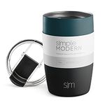 Simple Modern Travel Coffee Mug Tumbler with Flip Lid | Insulated Stainless Steel Iced Coffee Cup | Gifts for Women & Men | Voyager Collection | 12oz | Moonlight