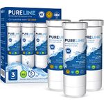 Pureline XWF GE Refrigerator Water Filter for GE Fridge, XWF Water Filter for GE Refrigerator Replacement. XWF water filter for GE Refrigerator - 3 Pack (Not XWFE)