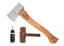 1844 Helko Werk Germany Classic Pathfinder Hatchet - Made in Germany Camping Hatchet, Bushcraft, Survival, Backpacking, small lightweight hatchet - Head 1.25 lbs, Handle 15 in. (Pathfinder) #11438