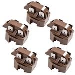 HQRP 5-Pack PTC Start Relays/Starter Replacement compatible with Whirlpool 2262185 / WP2262185 / 2262181 / WP2262181 plus Coaster