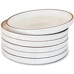 Mora Ceramic Flat Plates Set of 6-8