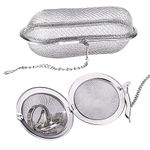 AIERSA Ultrasonic Cleaner Basket, 2Pcs Stainless Steel Basket for Ultrasonic Jewelry Cleaner,Small Part and Jewelry Cleaner Solution