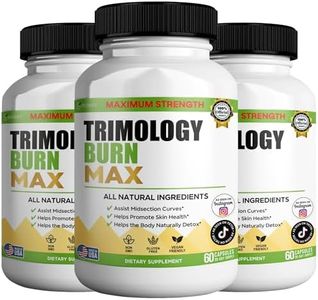 Trimology Burn Max Natural Supplement, 60 Capsules, 30 Day Supply, Vegan, Gluten Free (3)
