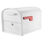 ARCHITECTURAL MAILBOXES 6300W-10 Oasis 360 Mailbox, White, L