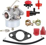 MDAIRC 632230 632272 5 HP 6 HP Carburetor for Tecumseh 631828 631067 631067A H30 H50 H60 HH60 HH70 Engine, for Troy Bilt Tillers 5HP 6HP 4 Cycle 2 Stage Snowblower, for Sears Tillers 47279