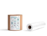 LOCKSMELL Nappy Bin Liner (100m) Compatible with Tommee Tippee Sangenic & Other Nappy Bin Cartridges| Equivalent to 8 Sangenic Refills + REFILL TUBE