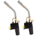 TS8000 Propane Torch Head 2 Pack by Wadoy High Intensity Trigger-Start Soldering Torch Compatible with MAPP/Propane for Soldering, Brazing, Welding, Searing Steak, Map Gas Torch Head